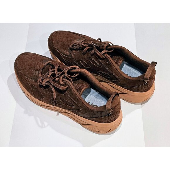 HOKA ONE ONE Unisex's Flat Hiking Shoe Cappuccino‎ Cork Size 15W 14M - Picture 1 of 3